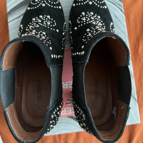 Jeffrey Campbell Suede/Studded Bootie - Picture 3 of 4